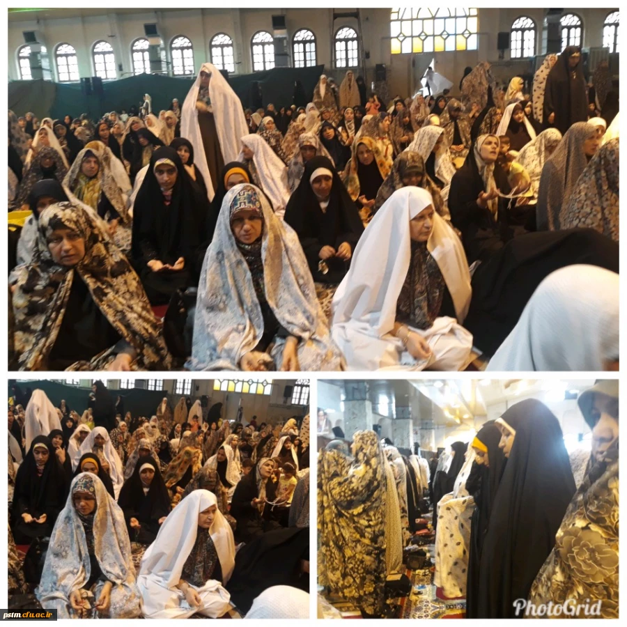 حضور جمعی از دانشجویان در نماز پرفیض جمعه