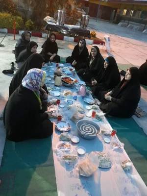 برگزاری مراسم افطار دانشجویان در پردیس فاطمه الزهراء(س)ساری