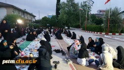 برگزاری مراسم افطار دانشجویان در پردیس فاطمه الزهراء(س)ساری 8