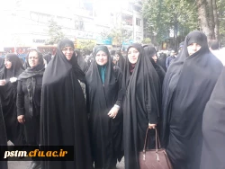 حضور حماسی دانشگاهیان پردیس فاطمه الزهراء (س) در راهپیمایی روز قدس 2