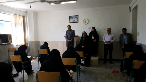 بازدید مدیریت استانی دانشگاه از برگزاری امتحانات نیمسال دوم سال تحصیلی 98-97 2
