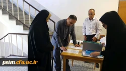 بازدید مدیریت استانی دانشگاه از برگزاری امتحانات نیمسال دوم سال تحصیلی 98-97 4