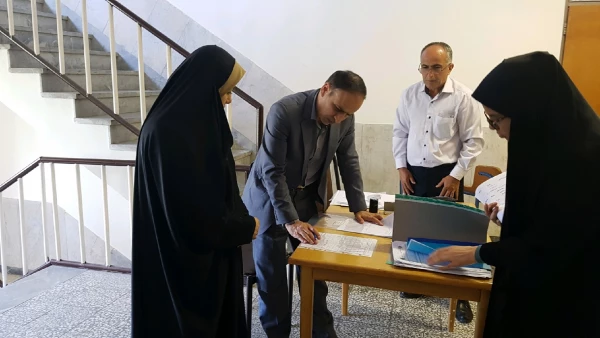 بازدید مدیریت استانی دانشگاه از برگزاری امتحانات نیمسال دوم سال تحصیلی 98-97 4