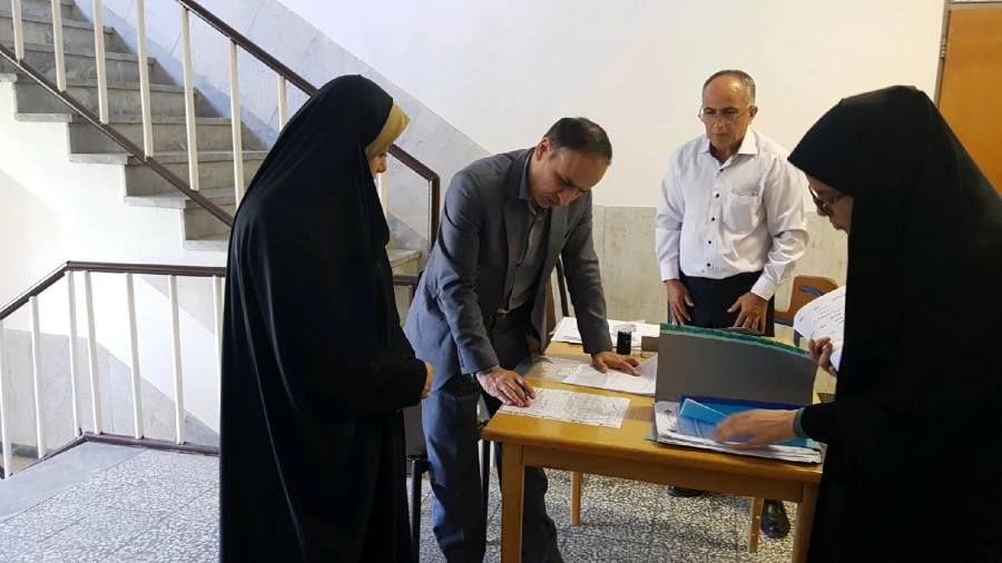 بازدید مدیریت استانی دانشگاه از برگزاری امتحانات نیمسال دوم سال تحصیلی 98-97 4