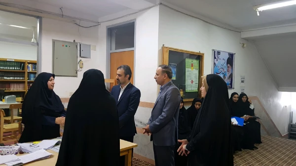 بازدید مدیریت استانی دانشگاه و معاونت پژوهش و برنامه ریزی اداره کل آموزش و پرورش استان از روند برگزاری مصاحبه چندبرابر ظرفیت پذیرفته شدگان دانشگاه فرهنگیان در آزمون سراسری 8