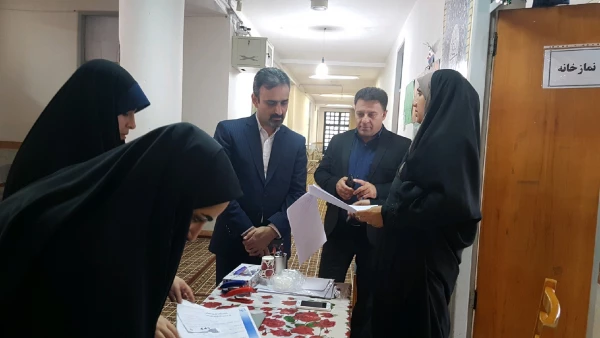 بازدید مدیریت استانی دانشگاه و معاونت پژوهش و برنامه ریزی اداره کل آموزش و پرورش استان از روند برگزاری مصاحبه چندبرابر ظرفیت پذیرفته شدگان دانشگاه فرهنگیان در آزمون سراسری 9