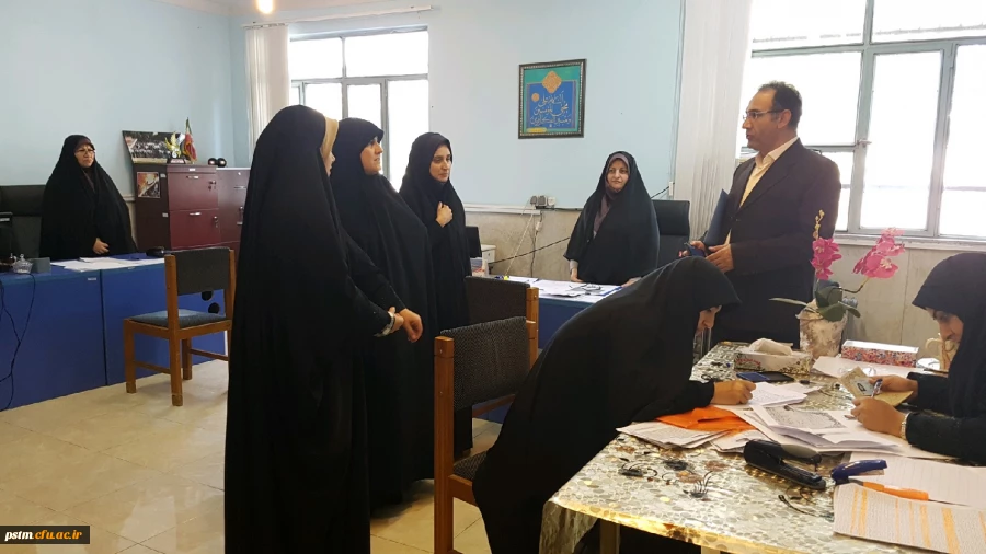 حضور مدیر آموزش و پرورش ناحیه 2 ساری در پردیس و بازدید از مراحل اجرای مصاحبه معرفی شدگان چندبرابر ظرفیت دانشگاه فرهنگیان 3