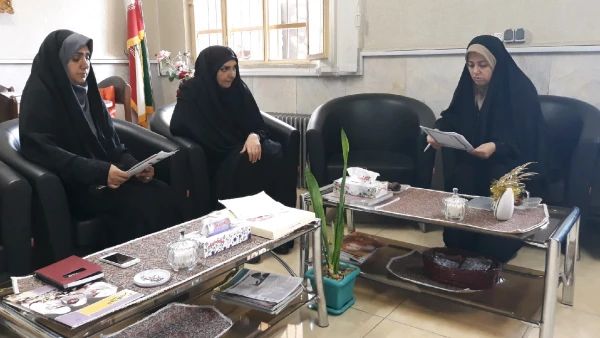 نشست صمیمی سرپرست پردیس با نماینده جمعیت هلال احمر شهرستان ساری