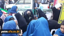 برپایی غرفه فرهنگی به مناسبت 13 آبان در محل تجمع راهپیمایان شهرستان ساری 10