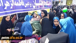 برپایی غرفه فرهنگی به مناسبت 13 آبان در محل تجمع راهپیمایان شهرستان ساری 7