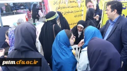 برپایی غرفه فرهنگی به مناسبت 13 آبان در محل تجمع راهپیمایان شهرستان ساری 11