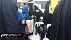 برپایی غرفه فرهنگی به مناسبت 13 آبان در محل تجمع راهپیمایان شهرستان ساری 12