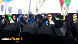 برپایی غرفه فرهنگی به مناسبت 13 آبان در محل تجمع راهپیمایان شهرستان ساری 14