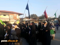 حضور دانشجومعلمان پردیس فاطمه الزهرا( س) ساری در اجتماع بزرگ بیعت با امام عصر( عج ) در محوطه امام زاده یحیی ساری