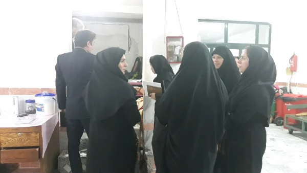 بازدید کارشناسان شبکه بهداشت از پردیس