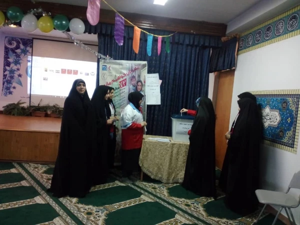 برگزاری انتخابات کانون هلال احمر در نمازخانه پردیس