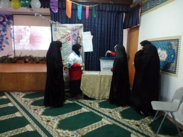 برگزاری انتخابات کانون هلال احمر در نمازخانه پردیس