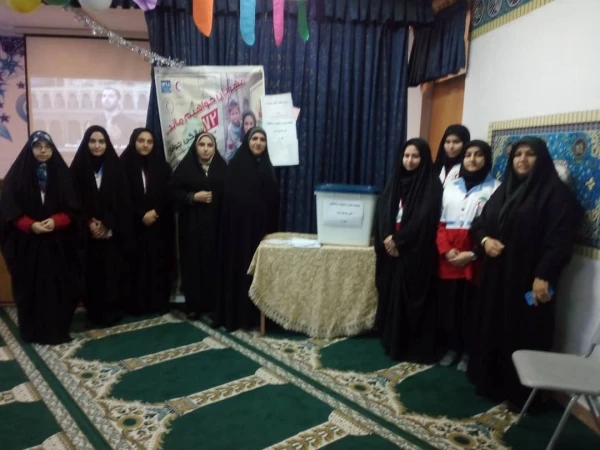برگزاری انتخابات کانون هلال احمر در نمازخانه پردیس