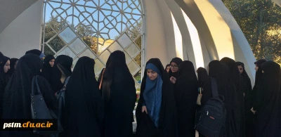 حضور دانشجویان، اساتید و کارکنان پردیس فاطمه الزهرا (س) ساری در مزار شهدای گمنام به مناسبت هفته بسیج