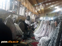 حضور دانشجویان به همراه امام جماعت پردیس در نماز سیاسی _ عبادی جمعه