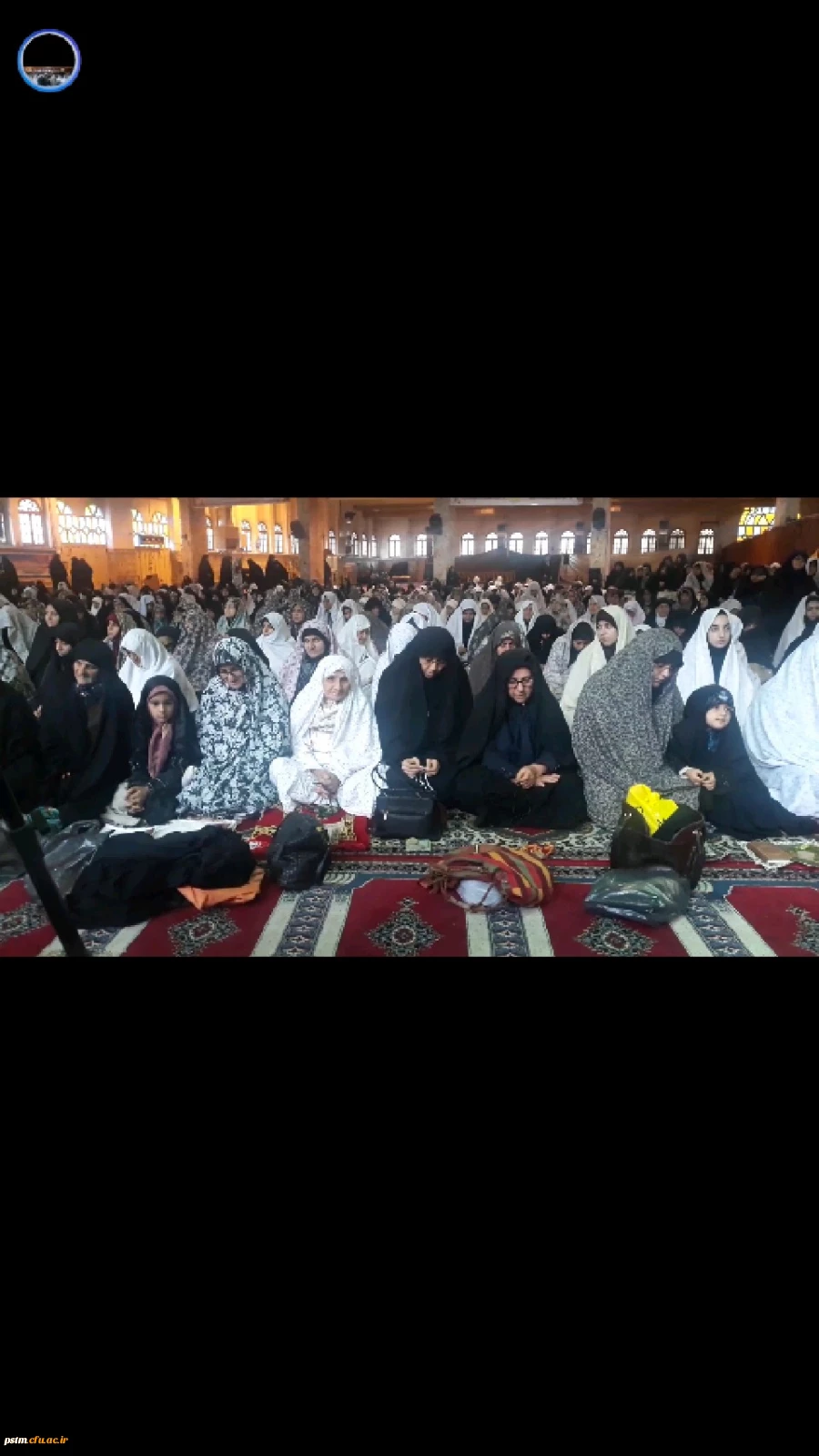 حضور دانشجویان به همراه امام جماعت پردیس در نماز سیاسی _ عبادی جمعه