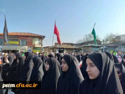 حضور دانشجومعلمان و کارکنان پردیس فاطمه الزهراء (س) ساری در راهپیمایی حماسه 9 دی ، روز بصیرت و میثاق امت با ولایت