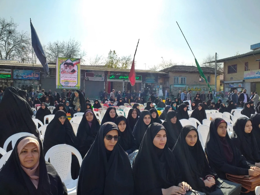 حضور دانشجومعلمان و کارکنان پردیس فاطمه الزهراء (س) ساری در راهپیمایی حماسه 9 دی ، روز بصیرت و میثاق امت با ولایت