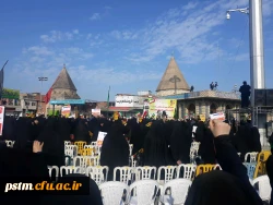 حضور دانشجومعلمان و کارکنان پردیس فاطمه الزهراء (س) ساری در راهپیمایی حماسه 9 دی ، روز بصیرت و میثاق امت با ولایت