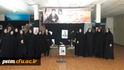 حضور کارکنان پردیس در مراسم سوگواری سردار سپهبد حاج قاسم سلیمانی در مرکز حضرت فاطمه (س) قائم شهر به روایت تصویر 2