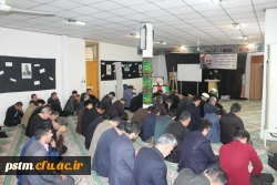 حضور کارکنان پردیس در مراسم سوگواری سردار سپهبد حاج قاسم سلیمانی در مرکز حضرت فاطمه (س) قائم شهر به روایت تصویر 2