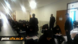 بازدید رییس دانشگاه فرهنگیان مازندران از جلسه امتحان نیمسال اول سال تحصیلی 99-1398 پردیس