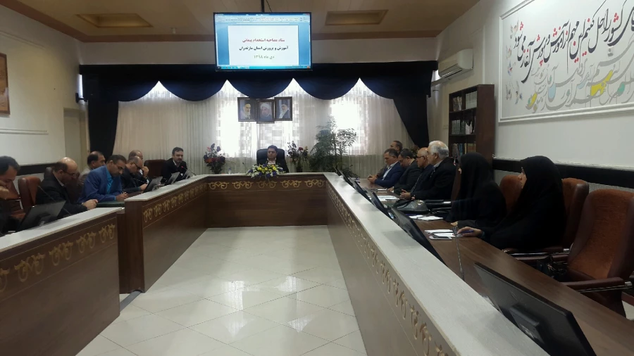 حضور سرکار خانم دکتر دابویی و خانم یساری در ستاد مصاحبه استخدامی معرفی شدگان چند برابر ظرفیت آموزش و پرورش استان مازندران 