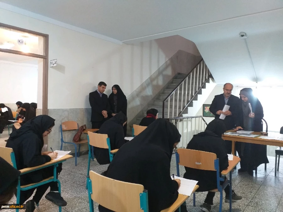 بازدید مسئول نظارت دانشگاه فرهنگیان مازندران از امتحانات نیمسال اول سال تحصیلی 99-1398 پردیس