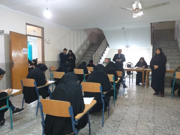 بازدید مسئول نظارت دانشگاه فرهنگیان مازندران از امتحانات نیمسال اول سال تحصیلی 99-1398 پردیس