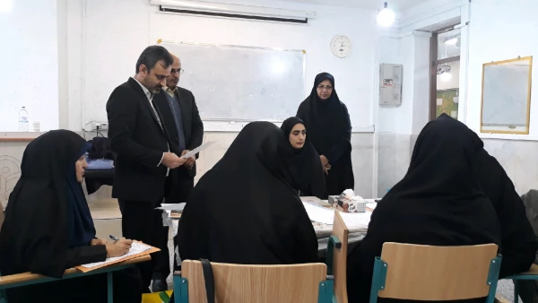 بازدید مسئولان اداره کل آموزش و پرورش استان از فرآیند مصاحبه از معرفی شدگان چند برابر ظرفیت آزمون استخدامی آموزش و پرور