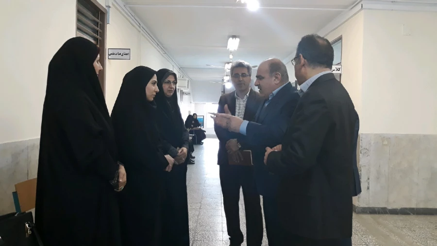 بازدید مسئولان اداره کل آموزش و پرورش استان از فرآیند مصاحبه از معرفی شدگان چند برابر ظرفیت آزمون استخدامی آموزش و پرور