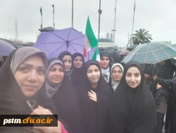 حضور دانشجویان و کارکنان پردیس در راهپیمایی 22 بهمن سال 1398 به روایت تصویر 3