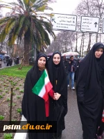 حضور دانشجویان و کارکنان پردیس در راهپیمایی 22 بهمن سال 1398 به روایت تصویر 7