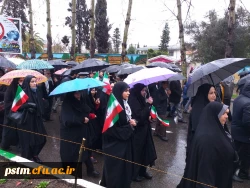 حضور دانشجویان و کارکنان پردیس در راهپیمایی 22 بهمن سال 1398 به روایت تصویر 8