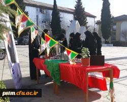 برپایی ایستگاه صلواتی به مناسبت ایام ا.. دهه فجر در پردیس 3