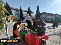 برپایی ایستگاه صلواتی به مناسبت ایام ا.. دهه فجر در پردیس 4