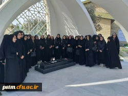 ادای احترام به مقام شامخ شهدای گرانقدر ایران اسلامی  توسط کارکنان و دانشجویان با زیارت مزار شهدای گمنام دانشگاه فرهنگیان به مناسبت میلاد خجسته  حضرت فاطمه زهرا (س) سرور بانوان جهان  2