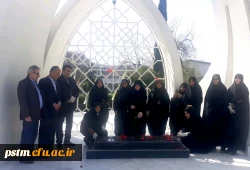 غبارروبی از مزار شهید گمنام پردیس به مناسبت بزرگداشت یادواره شهید گمنام 3