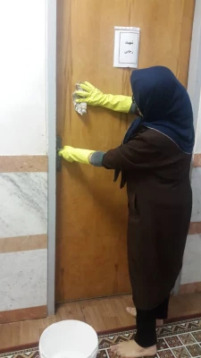 اجرای طرح ضدعفونی  و میکروب زدایی پردیس در جهت پیشگیری از ویروس کرونا 19