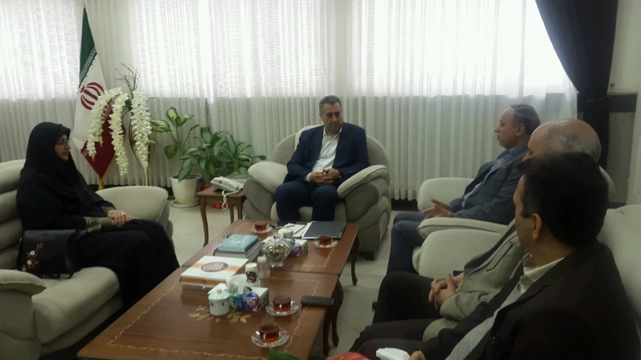 دیدار جناب آقای دکتر اسلامی راد ریاست محترم دانشگاه فرهنگیان استان مازندران  به همراه سرکار خانم دکتر دابویی، سرپرست پردیس فاطمه الزهراء(س) و رئیس دانشگاه فنی حرفه ای ساری با مدیرکل آموزش و پرورش مازندران و تبریک انتصاب ایشان 2