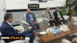 دیدار جناب آقای دکتر اسلامی راد ریاست محترم دانشگاه فرهنگیان استان مازندران  به همراه سرکار خانم دکتر دابویی، سرپرست پردیس فاطمه الزهراء(س) و رئیس دانشگاه فنی حرفه ای ساری با مدیرکل آموزش و پرورش مازندران و تبریک انتصاب ایشان 2