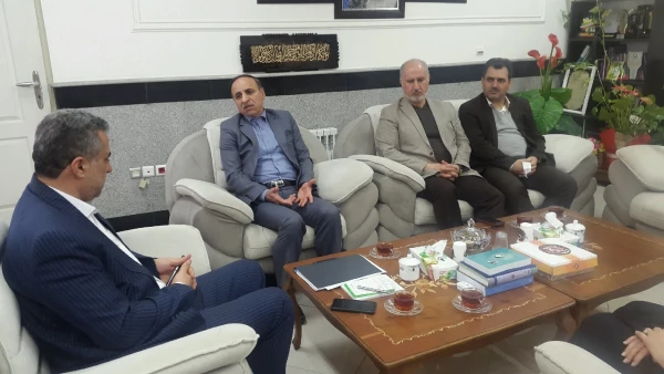 دیدار جناب آقای دکتر اسلامی راد ریاست محترم دانشگاه فرهنگیان استان مازندران  به همراه سرکار خانم دکتر دابویی، سرپرست پردیس فاطمه الزهراء(س) و رئیس دانشگاه فنی حرفه ای ساری با مدیرکل آموزش و پرورش مازندران و تبریک انتصاب ایشان 2