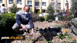 آماده سازی فضای سبز پردیس در آستانه فرا رسیدن بهار به روایت تصویر 2