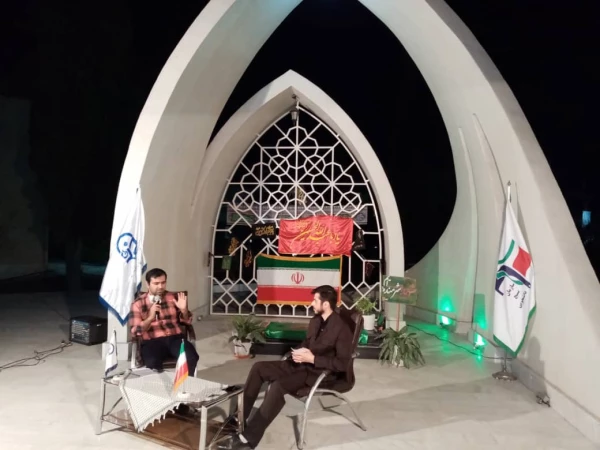 برگزاری حسینه مجازی در یادمان شهید گمنام پردیس فاطمه الزهراء(س) ساری 2