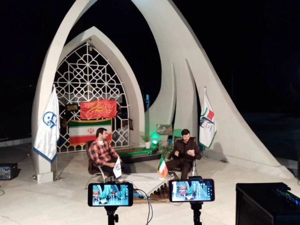 برگزاری حسینه مجازی در یادمان شهید گمنام پردیس فاطمه الزهراء(س) ساری 2